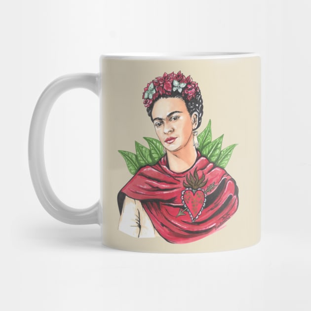 Frida Kahlo by Pendientera